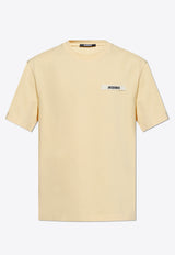 Jacquemus The Gros Grain Logo T-shirt Yellow 245JS208 2125-131