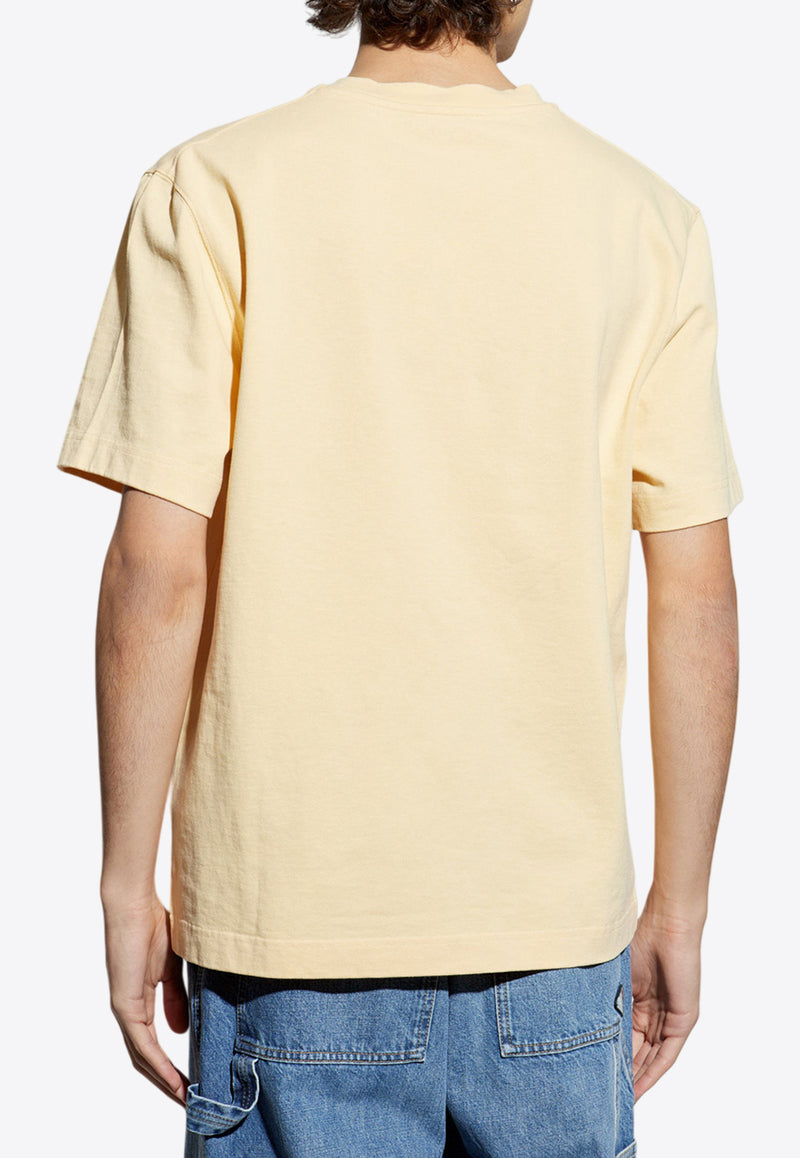 Jacquemus The Gros Grain Logo T-shirt Yellow 245JS208 2125-131