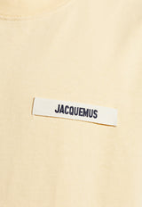 Jacquemus The Gros Grain Logo T-shirt Yellow 245JS208 2125-131