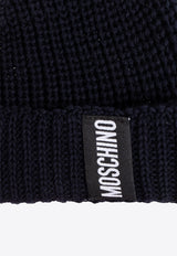 Moschino Logo-Patch Beanie 60110 M5837-013