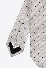 Moschino Polka Dot Jacquard Silk Tie 55058 M5513-014