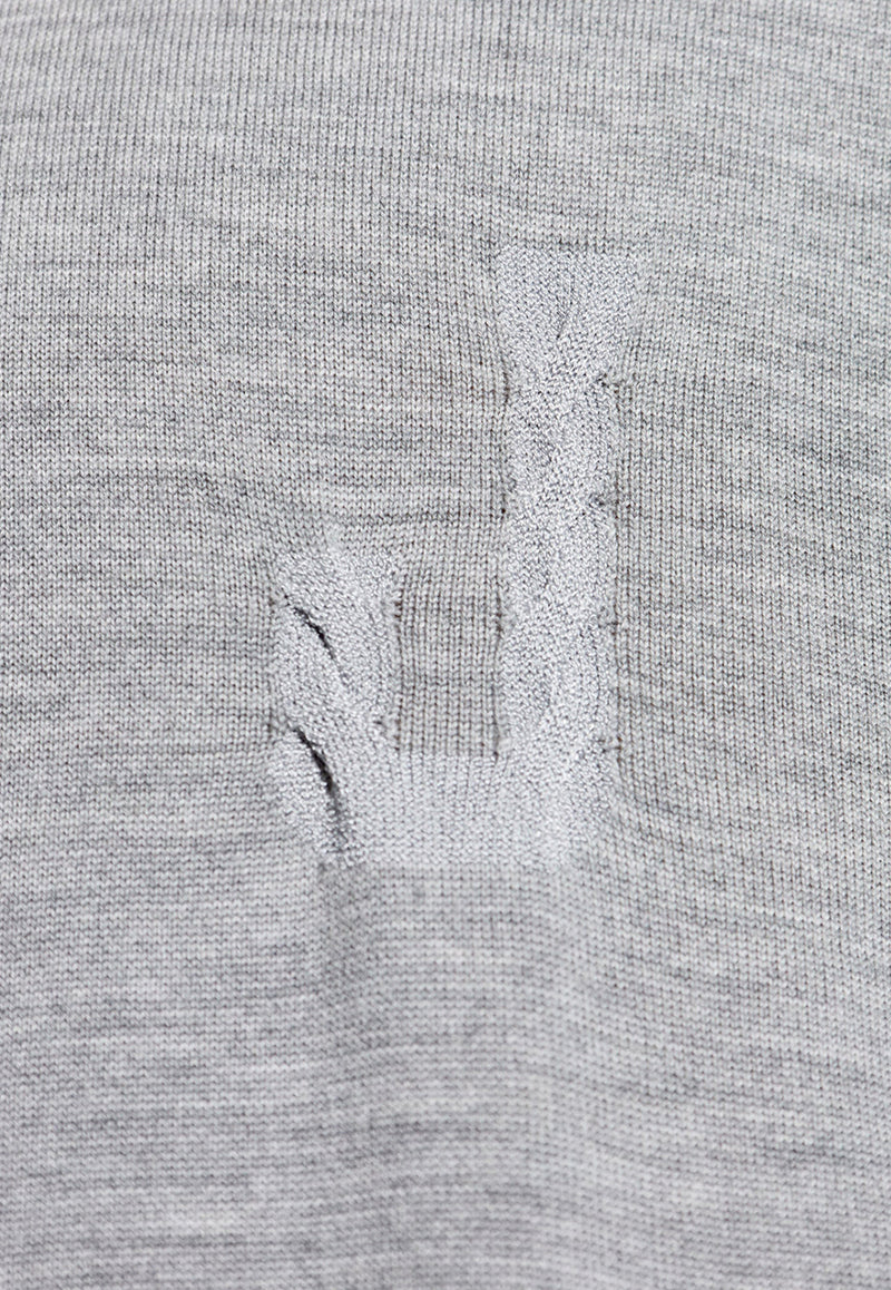 Jacquemus Logo-Embroidered Wool Sweater 255KN539 2431-950