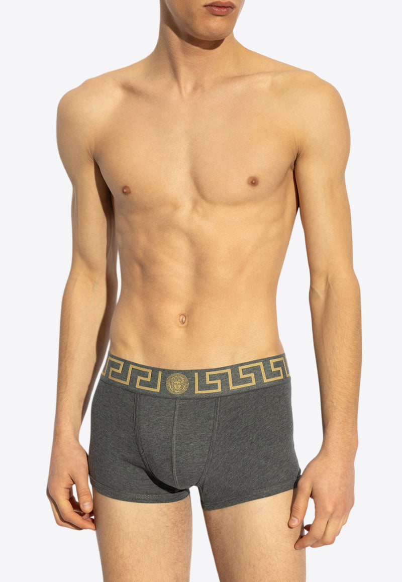 Versace Logo-Waistband Briefs AU10026 1A10011-A9X1