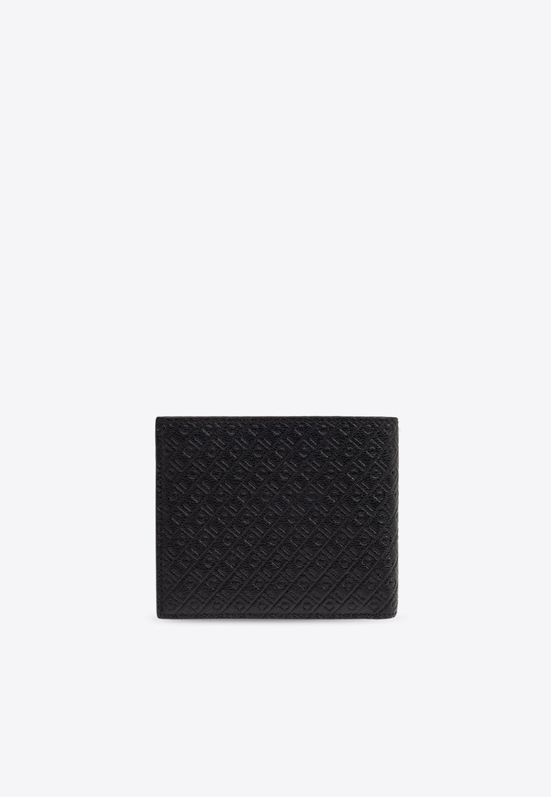 Monogram-Embossed Bi-Fold Wallet