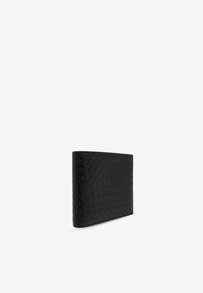 Monogram-Embossed Bi-Fold Wallet