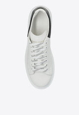 Alexander McQueen Oversized Leather Low-Top Sneakers 553680 WIEEN-9061