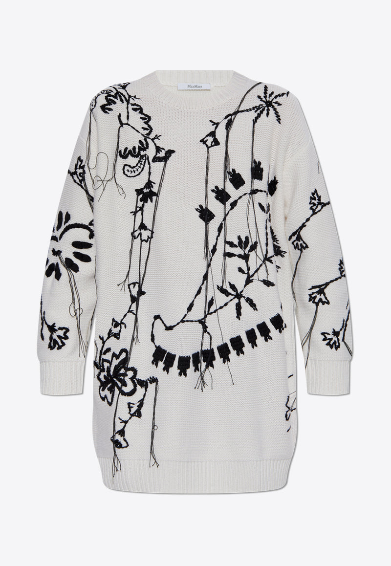 Max Mara Arad Embroidered Wool and Cashmere Dress ARAD 2511321061-023