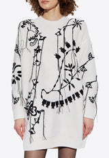 Max Mara Arad Embroidered Wool and Cashmere Dress ARAD 2511321061-023