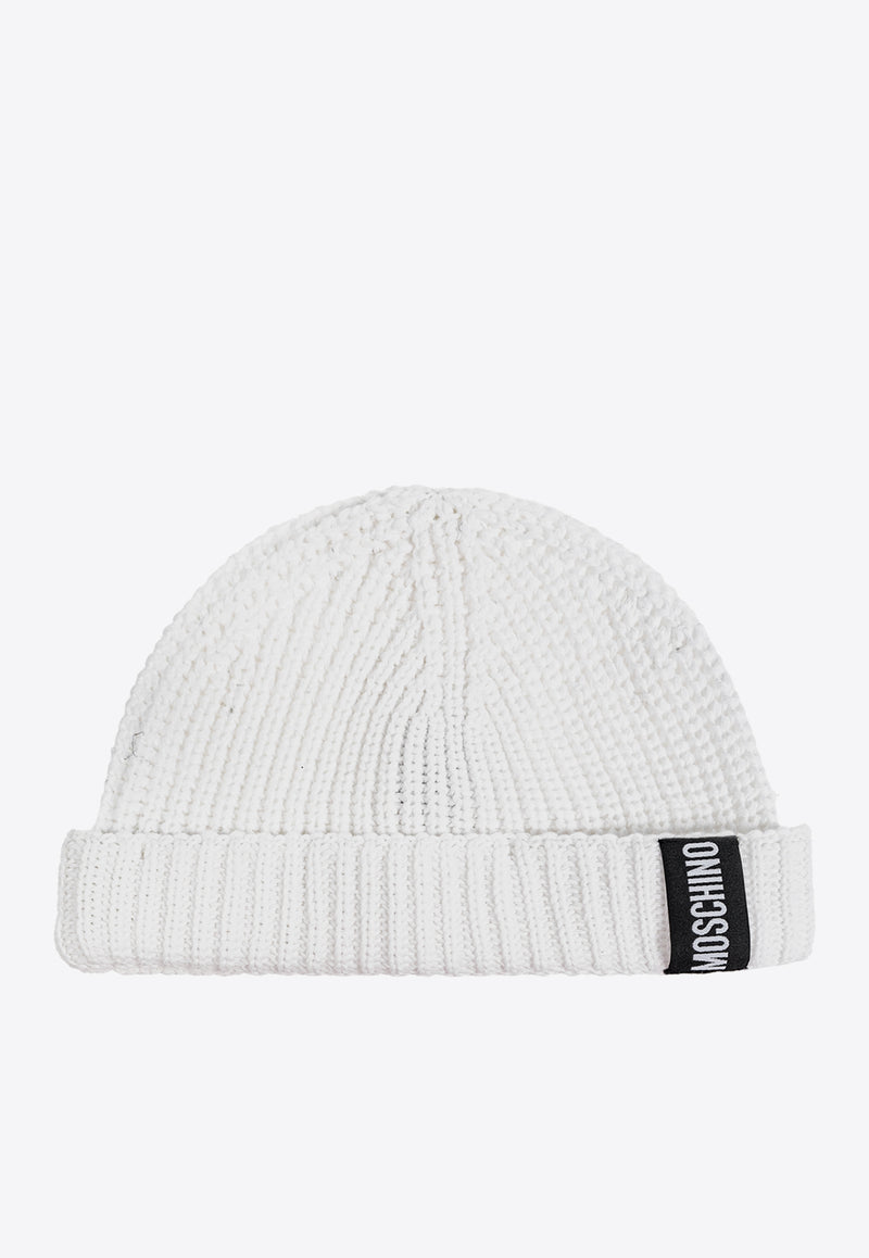 Moschino Logo-Patch Beanie 60110 M5837-002