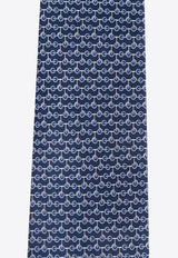 Scooter Print Silk Tie