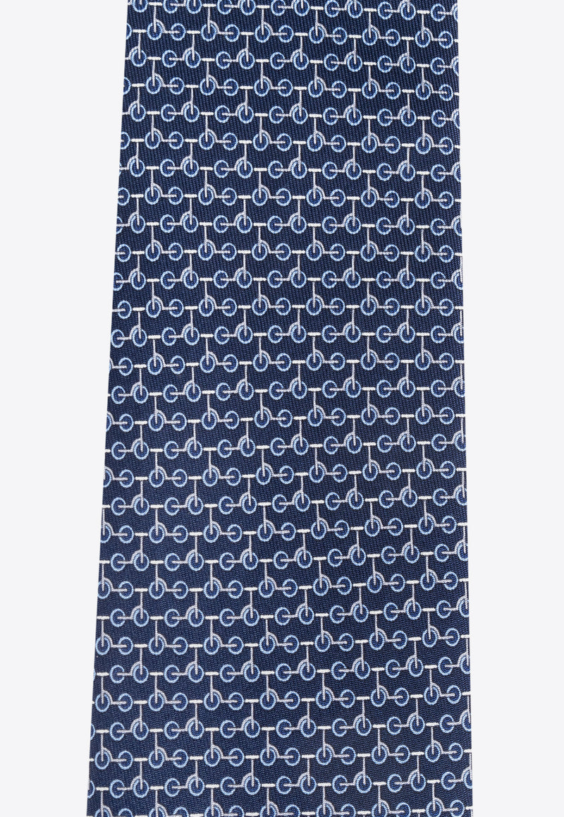 Scooter Print Silk Tie