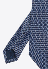 Scooter Print Silk Tie