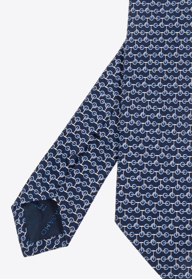 Scooter Print Silk Tie