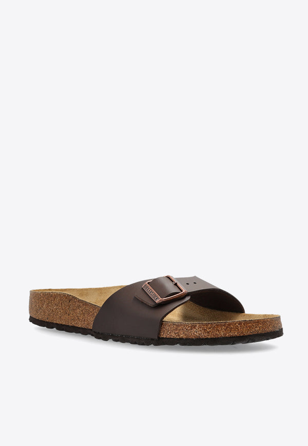 Birkenstock Madrid Birko-Flor® Nubuck Sandals 40393 0-DARK BROWN