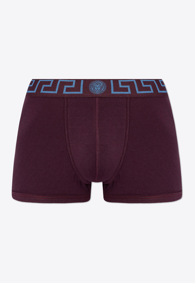 Versace Logo-Waistband Trunks AU10026 1A10011-2LE90