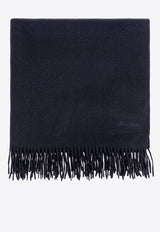 Max Mara Baci Logo-Embroidered Cashmere Scarf BACI 2514541331-007