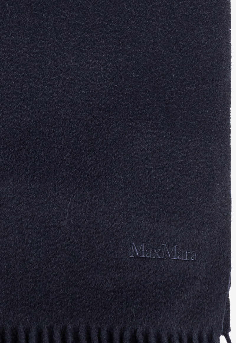 Max Mara Baci Logo-Embroidered Cashmere Scarf BACI 2514541331-007