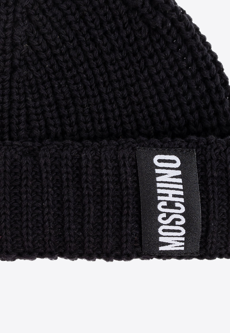 Moschino Logo-Patch Beanie 60110 M5837-016