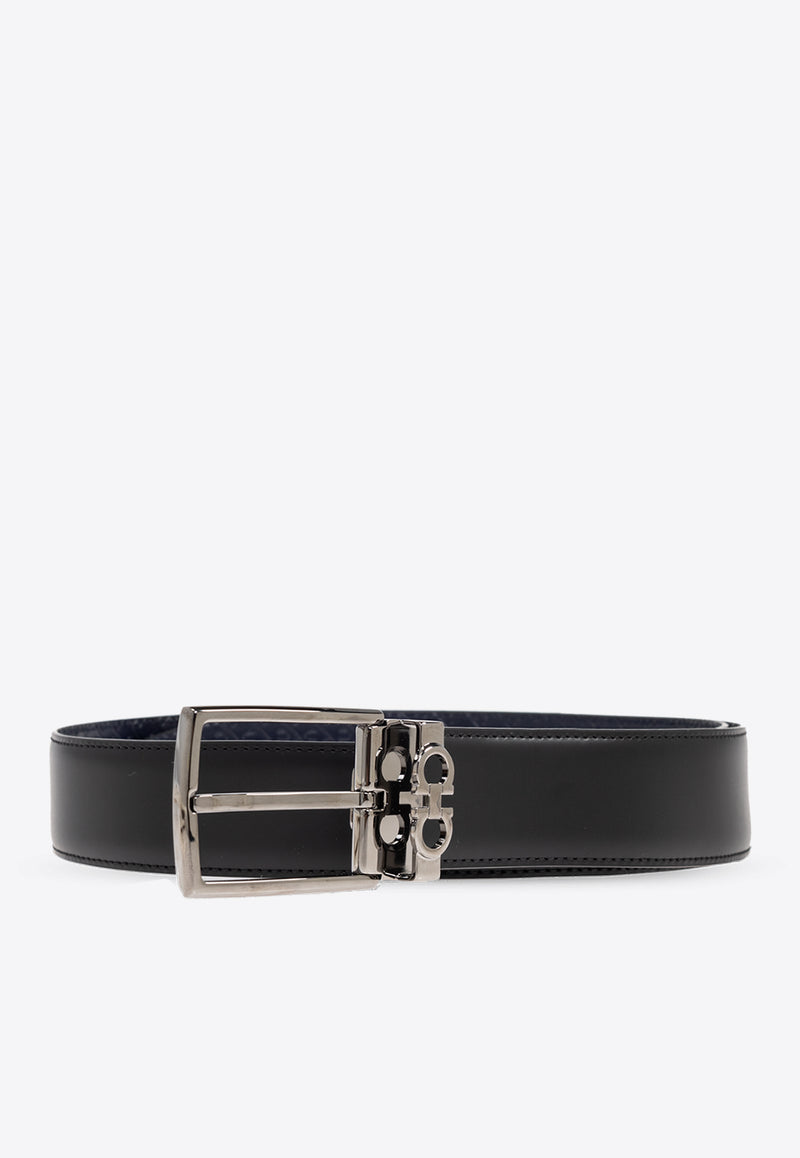 Gancini Monogram Reversible Belt