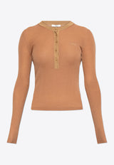 Chloé Wool Buttoned Sweater CH24WMP51 667-6I3