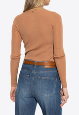 Chloé Wool Buttoned Sweater CH24WMP51 667-6I3