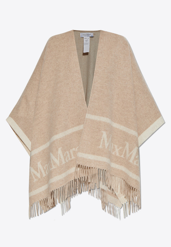 Max Mara Hilde Jacquard Wool Poncho HILDE 2514731051-005