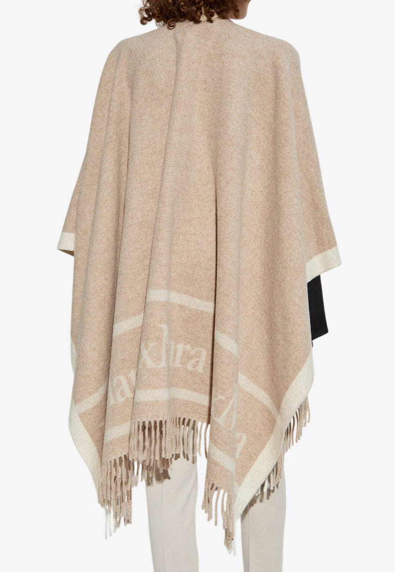 Max Mara Hilde Jacquard Wool Poncho HILDE 2514731051-005