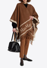 Max Mara Hilde Jacquard Wool Poncho HILDE 2514731051-006