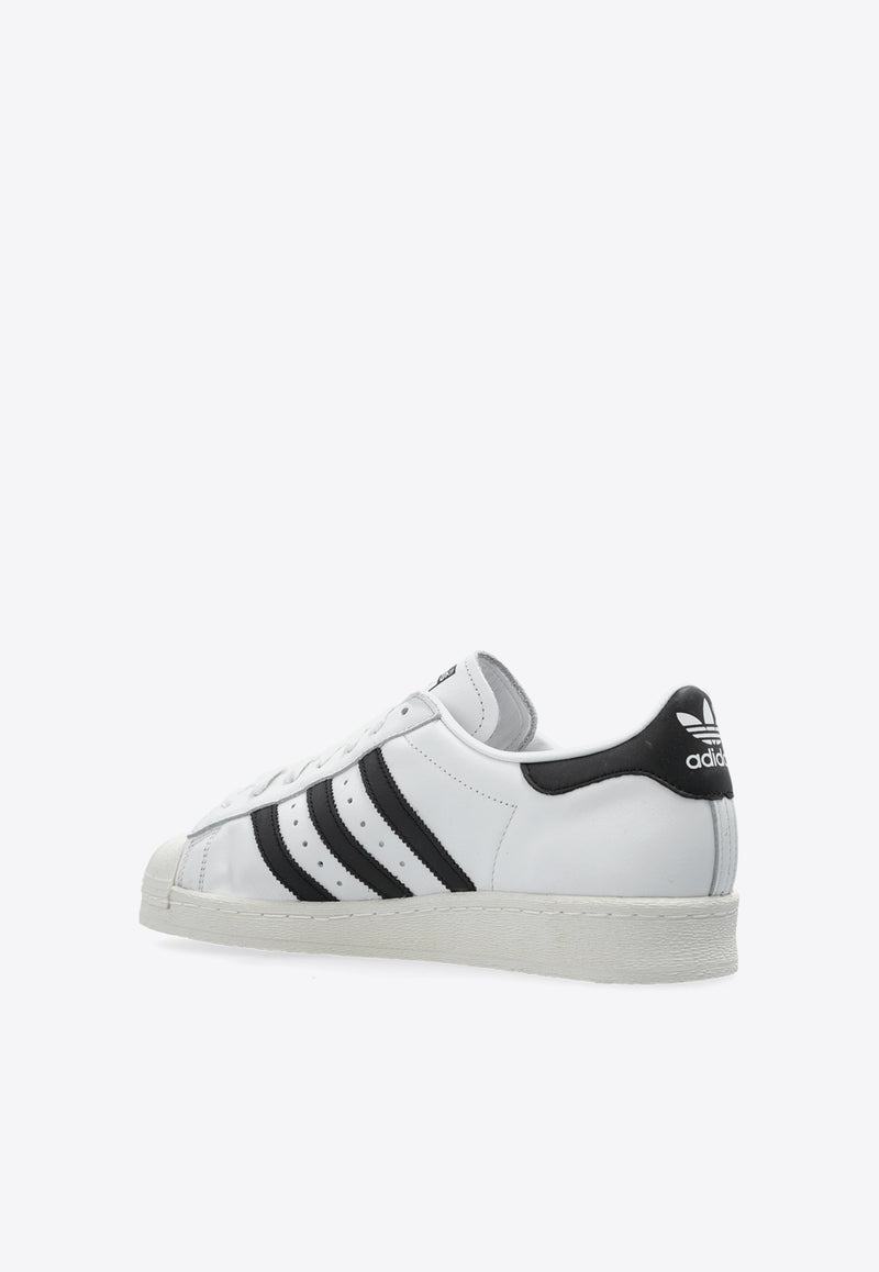 Adidas Originals Superstar 82 Leather Low-Top Sneakers JI2025 M-FTWWHT CBLACK OWHITE