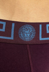 Versace Logo-Waistband Briefs AU10027 1A10011-2LE90