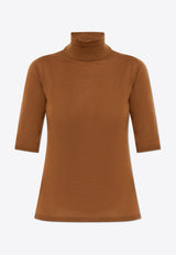 Max Mara Cecina Wool Knit Turtleneck Sweater CECINA 2511361081-006