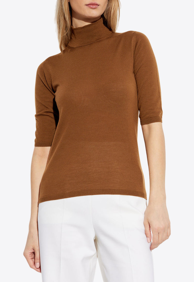 Max Mara Cecina Wool Knit Turtleneck Sweater CECINA 2511361081-006