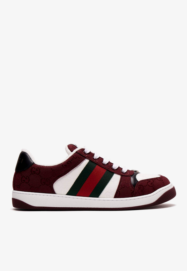 Gucci Screener Monogram Low-Top Sneakers 812638-FAD7W-8542