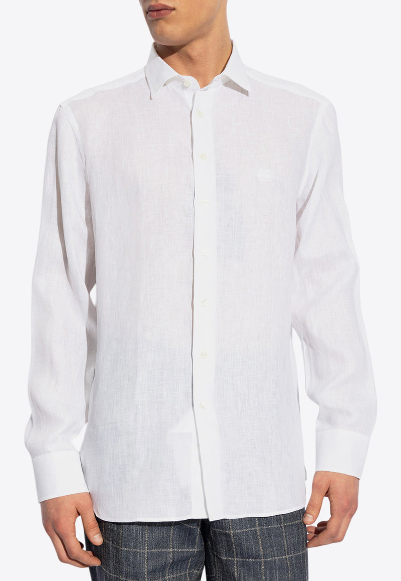 Etro Pegaso-Embroidered Buttoned Shirt MRIB0002 99TU3F3-W0800