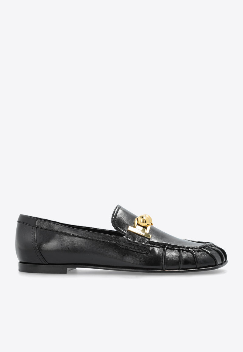 Chloé Miles Type Leather Loafers CHC25S08L QP-001