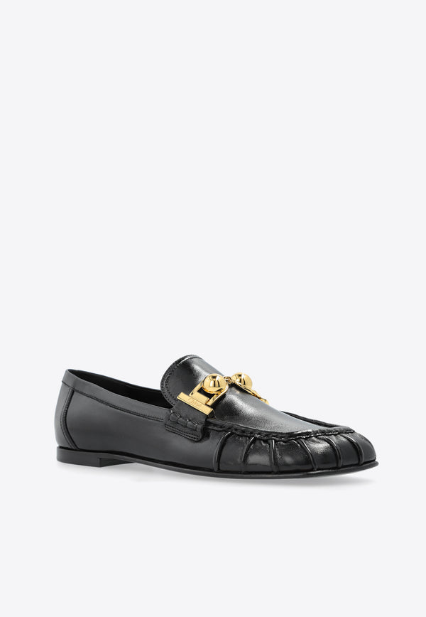 Chloé Miles Type Leather Loafers CHC25S08L QP-001