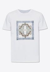 Etro Logo-Printed Crewneck T-shirt MRMA0002 AK605-W0800