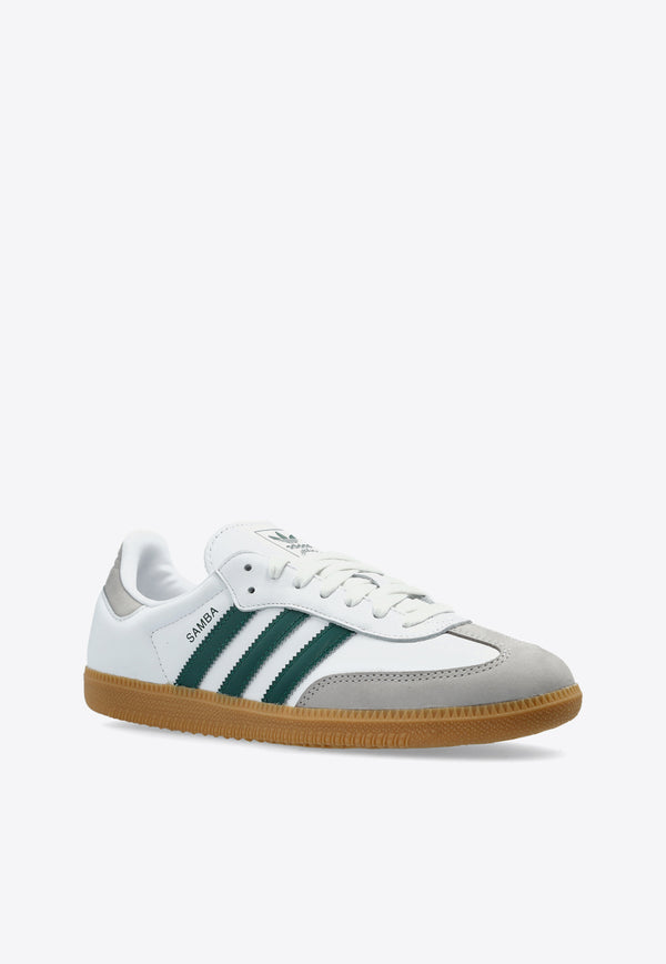 Adidas Originals Samba OG Low-Top Sneakers JI2724 0-FTWWHT CGREEN GRETWO