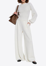 Max Mara Medium Wide-Leg Wool Pants MEDIUM 2511331021-001