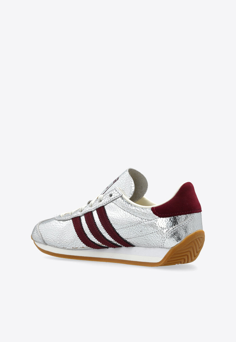 Adidas Originals Country OG Leather Low-Top Sneakers JQ5111 0-SILVMT MAROON OWHITE