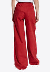 Max Mara Ruggero Cotton Drill Straight Pants RUGGERO 2511131051-003