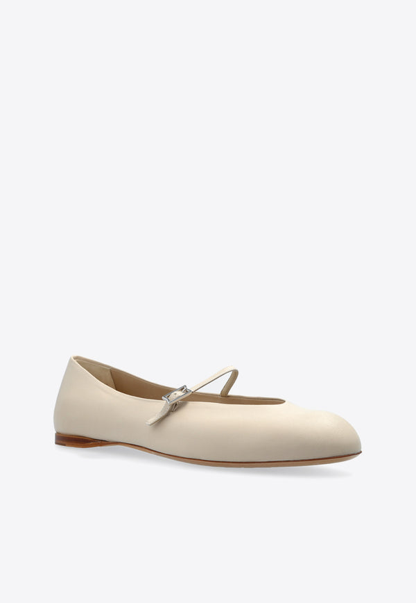 Max Mara Nappa Leather Ballet Flats MMBALLET 2514521171-067