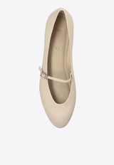 Max Mara Nappa Leather Ballet Flats MMBALLET 2514521171-067