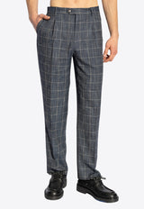 Etro Straight-Leg Checked Pants MREA0001 99TQC25-S8460