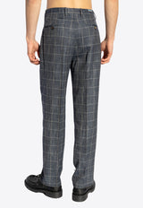 Etro Straight-Leg Checked Pants MREA0001 99TQC25-S8460