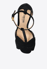 Tom Ford Brigitte 105 Velvet Sandals W3339 TVE001G-1N001