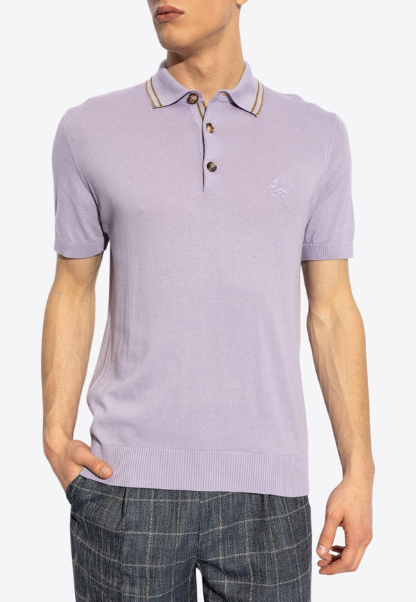 Etro Logo-Embroidered Polo T-shirt MRKF0004 AU067-F0158