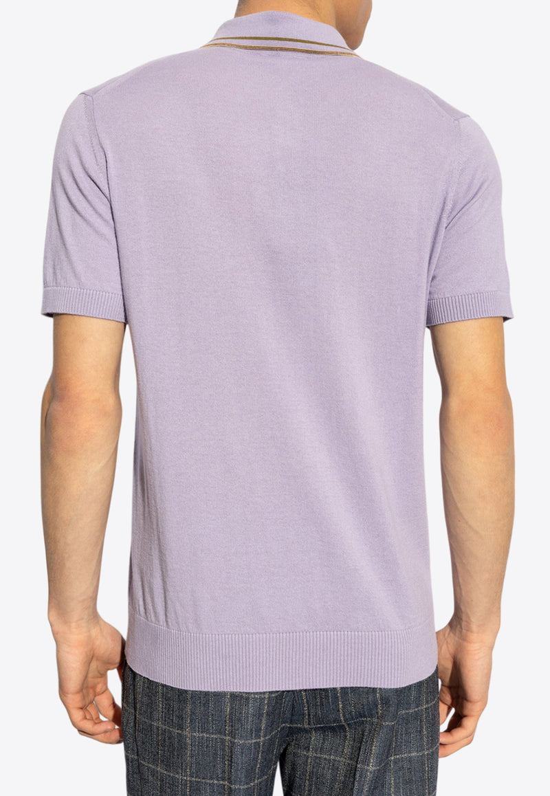 Etro Logo-Embroidered Polo T-shirt MRKF0004 AU067-F0158