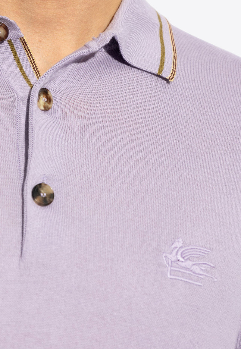 Etro Logo-Embroidered Polo T-shirt MRKF0004 AU067-F0158