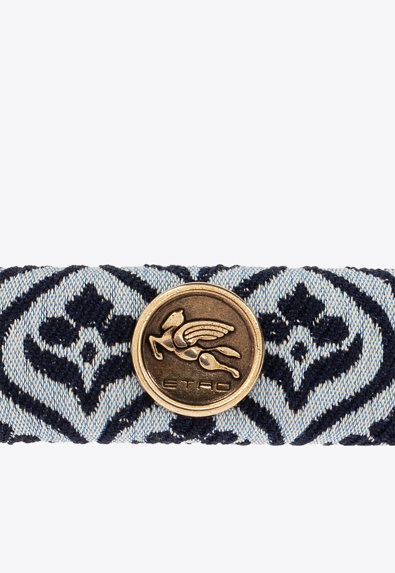 Etro Jacquard Hair Clip  WF6B0003 AQ133-S9883